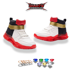 Shadow the Hedgehog  Hi-Top Sneakers Chaos Rings